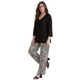 thumbnail image 1 of Jessica London Women's Plus Size Stretch Knit Mesh Inset Sleeve Tunic, 1 of 6