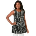 thumbnail image 1 of Jessica London Women's Plus Size Stretch Knit Sleeveless Swing Tunic, 1 of 3