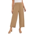 thumbnail image 1 of Jessica London Women's Plus Size Stretch Knit Wide Leg Crop Pant, 1 of 4
