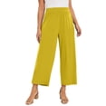 thumbnail image 1 of Jessica London Women's Plus Size Stretch Knit Wide Leg Crop Pant, 1 of 4