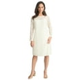 thumbnail image 1 of Jessica London Women's Plus Size Stretch Lace Shift Dress, 1 of 5