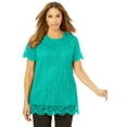 thumbnail image 1 of Jessica London Women's Plus Size Stretch Lace Tunic, 1 of 6