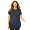 thumbnail image 1 of Jessica London Women's Plus Size Stretch Lace Tunic, 1 of 5