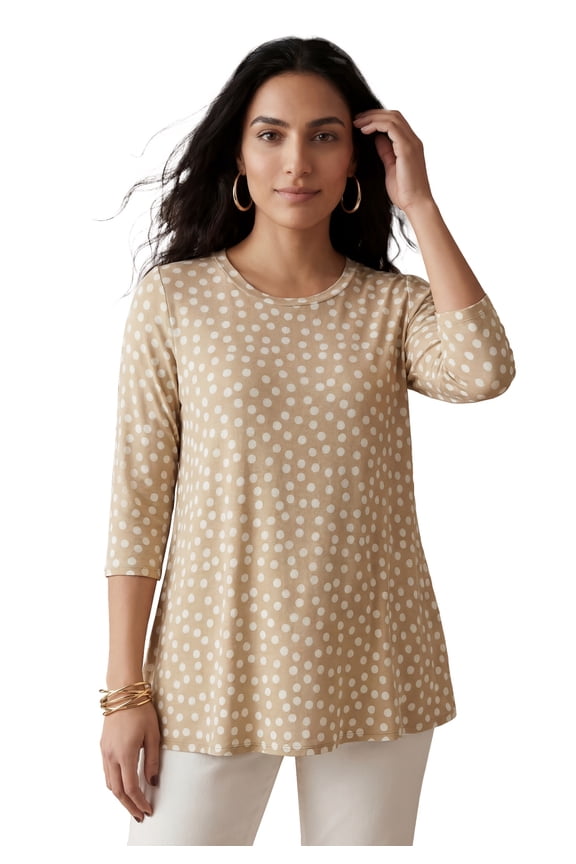 Women's Plus Size Swing Tunic Oversized Long Blouse
