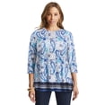 thumbnail image 1 of Jessica London Women's Plus Size Swing Tunic Oversized Long Blouse, 1 of 3