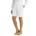 thumbnail image 1 of Jessica London Women's Plus Size Tailored Linen Short, 1 of 2