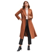 slim fit dress slacks FIT AND FLARE LONG COAT – Astraea main image 0