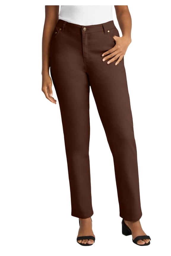 Women's Plus Size True Fit Stretch Denim Straight Leg Jean