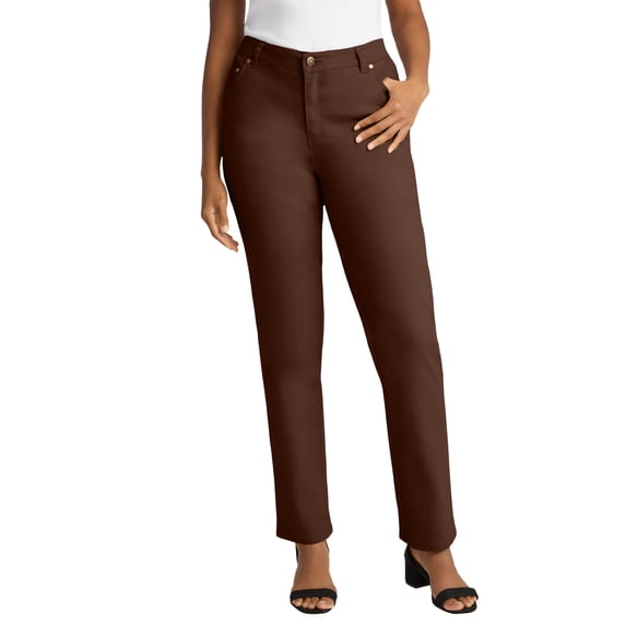 Jessica London Women's Plus Size True Fit Stretch Denim Straight Leg Jean