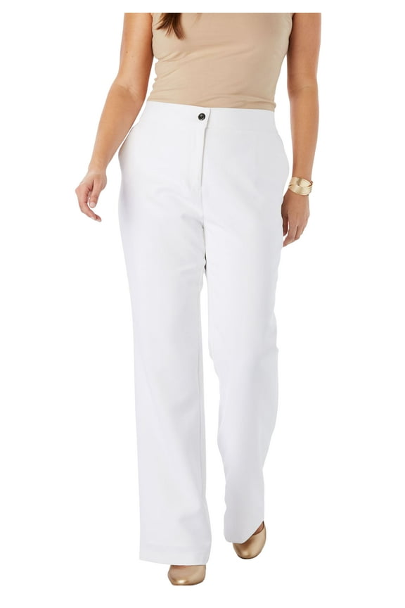 Women's Plus Size Tummy Control Bi-Stretch Bootcut Pant