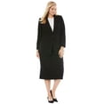 thumbnail image 1 of Jessica London Women's Plus Size Two Piece Single Breasted Jacket Skirt Suit Set, 1 of 6