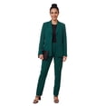 thumbnail image 1 of Jessica London Two Piece Single Breasted Pant Suit Set, 1 of 4
