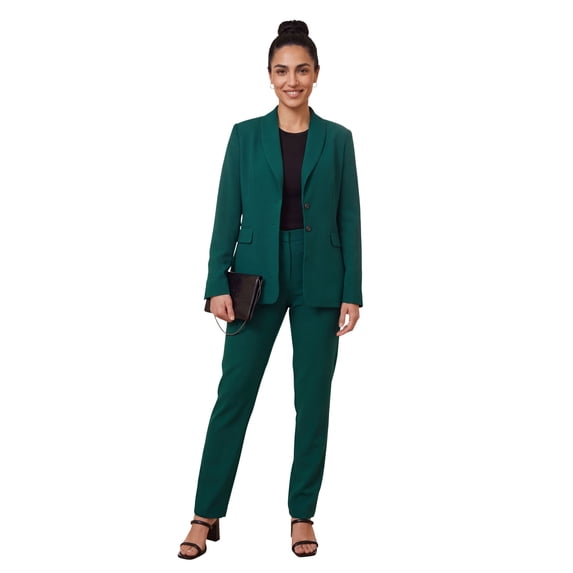 Jessica London Two Piece Single Breasted Pant Suit Set