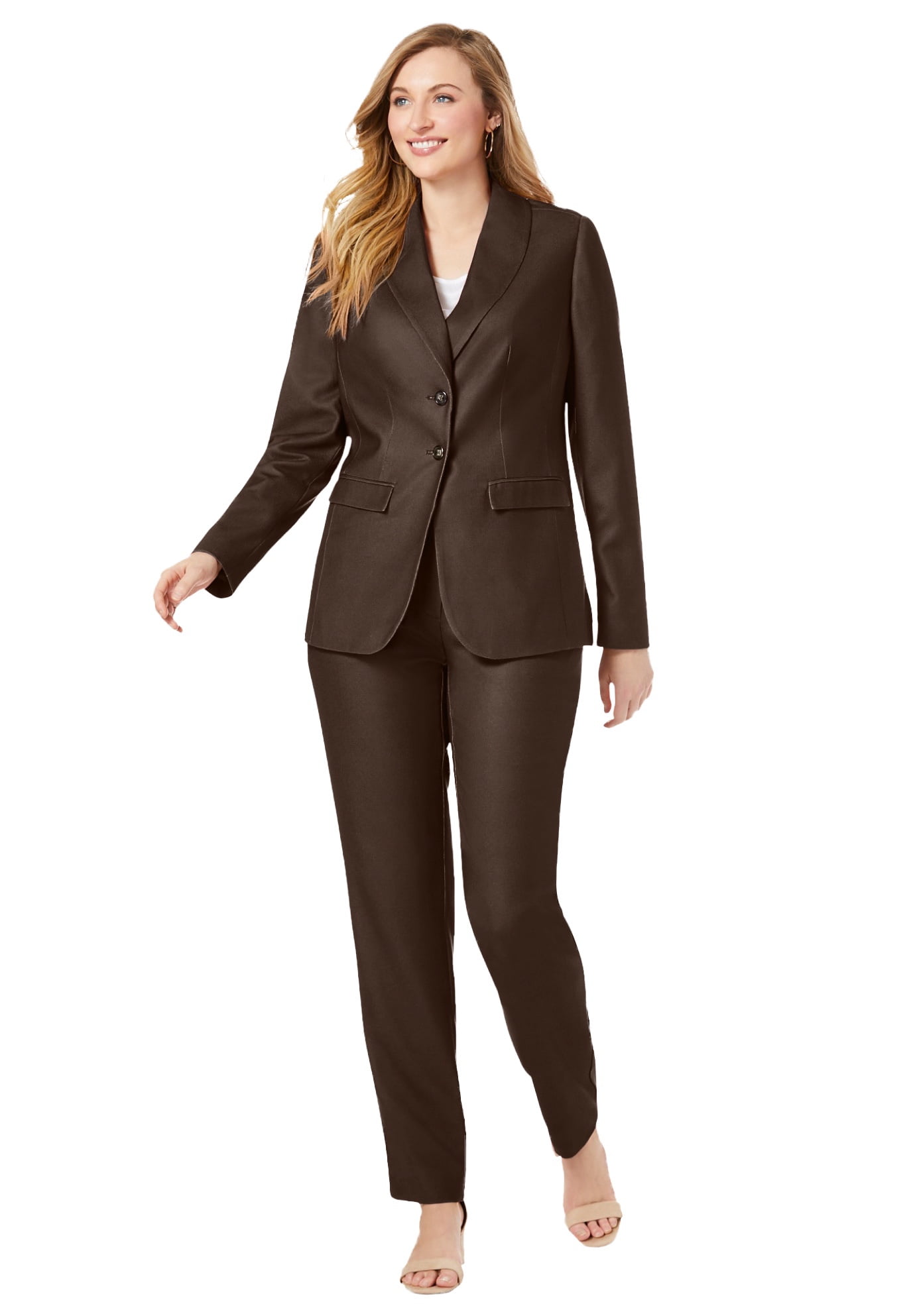 chinese dress ladies R&M Richards 9017W Formal Plus Size Black Pant Suit  The Dress Outlet