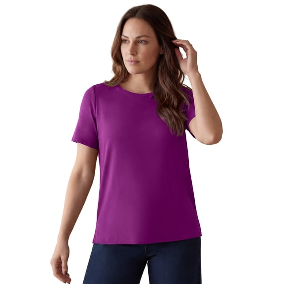 Jessica London Women's Plus Size Uptown Refined Tee
