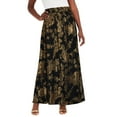 thumbnail image 1 of Jessica London Women's Plus Size Wrinkle Resistant Pull-On Elastic Knit Maxi Skirt, 1 of 6