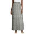 thumbnail image 1 of Jessica London Women's Plus Size Wrinkle Resistant Pull-On Elastic Knit Maxi Skirt, 1 of 4