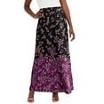 thumbnail image 1 of Jessica London Women's Plus Size Wrinkle Resistant Pull-On Elastic Knit Maxi Skirt, 1 of 6