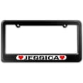 thumbnail image 1 of Jessica Love with Hearts License Plate Frame, 1 of 1