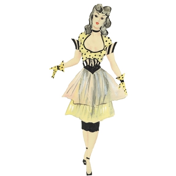 'Jessica' - Murray'S Cabaret Club Costume Design Print By ® The Murrayæs Cabaret Club Collection Mary Evans Picture