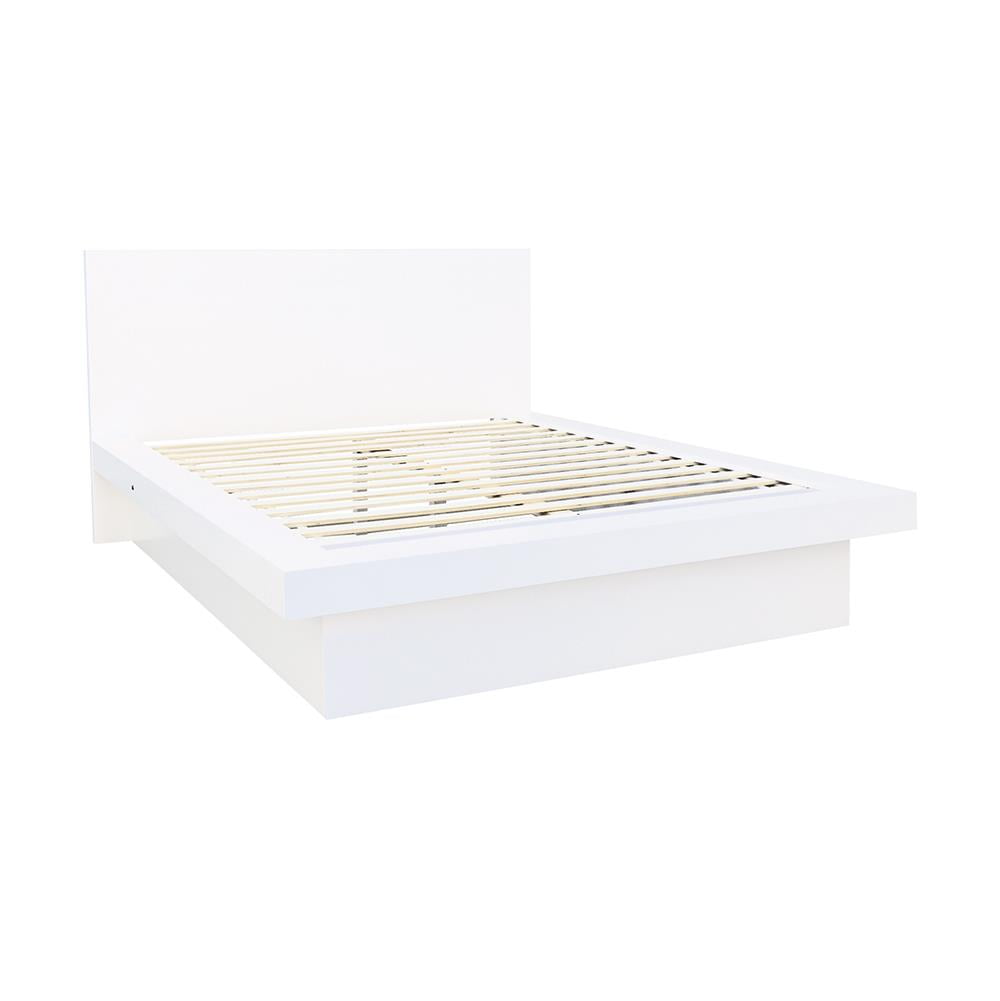 Queen bed frame with on sale seating