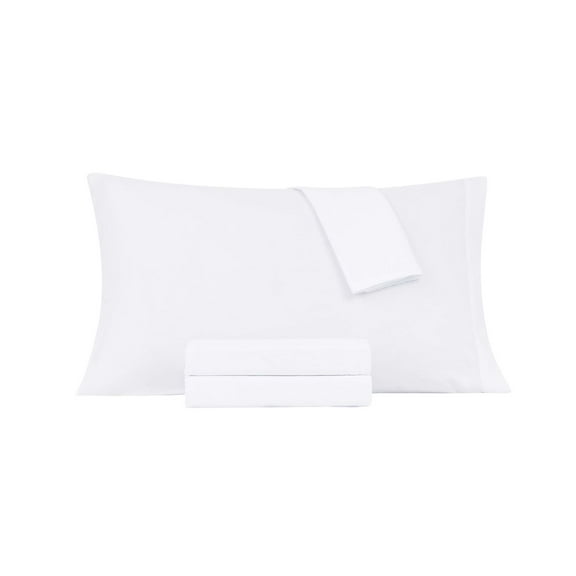 Jessica Sanders Washed Microfiber Solid 4 pc. Sheet Set