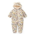 thumbnail image 1 of Jessica Simpson Baby Girls Floral Snowsuit with Teddy Bear Ears, Sizes 0M-12M, 1 of 3