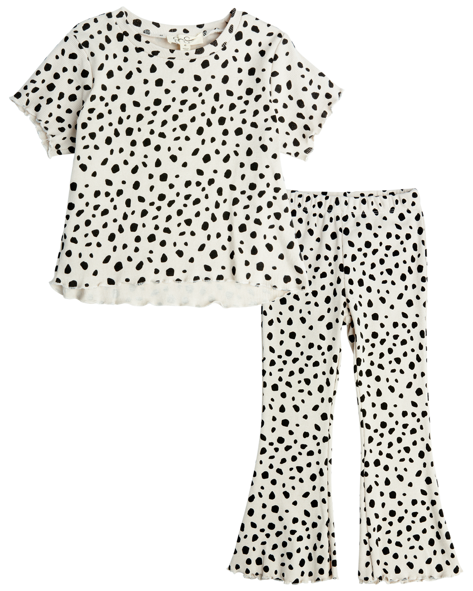 Jessica Simpson Baby Girls' Leggings Set - 2 Piece T-Shirt and Leggings - Pants Set (12M-16)