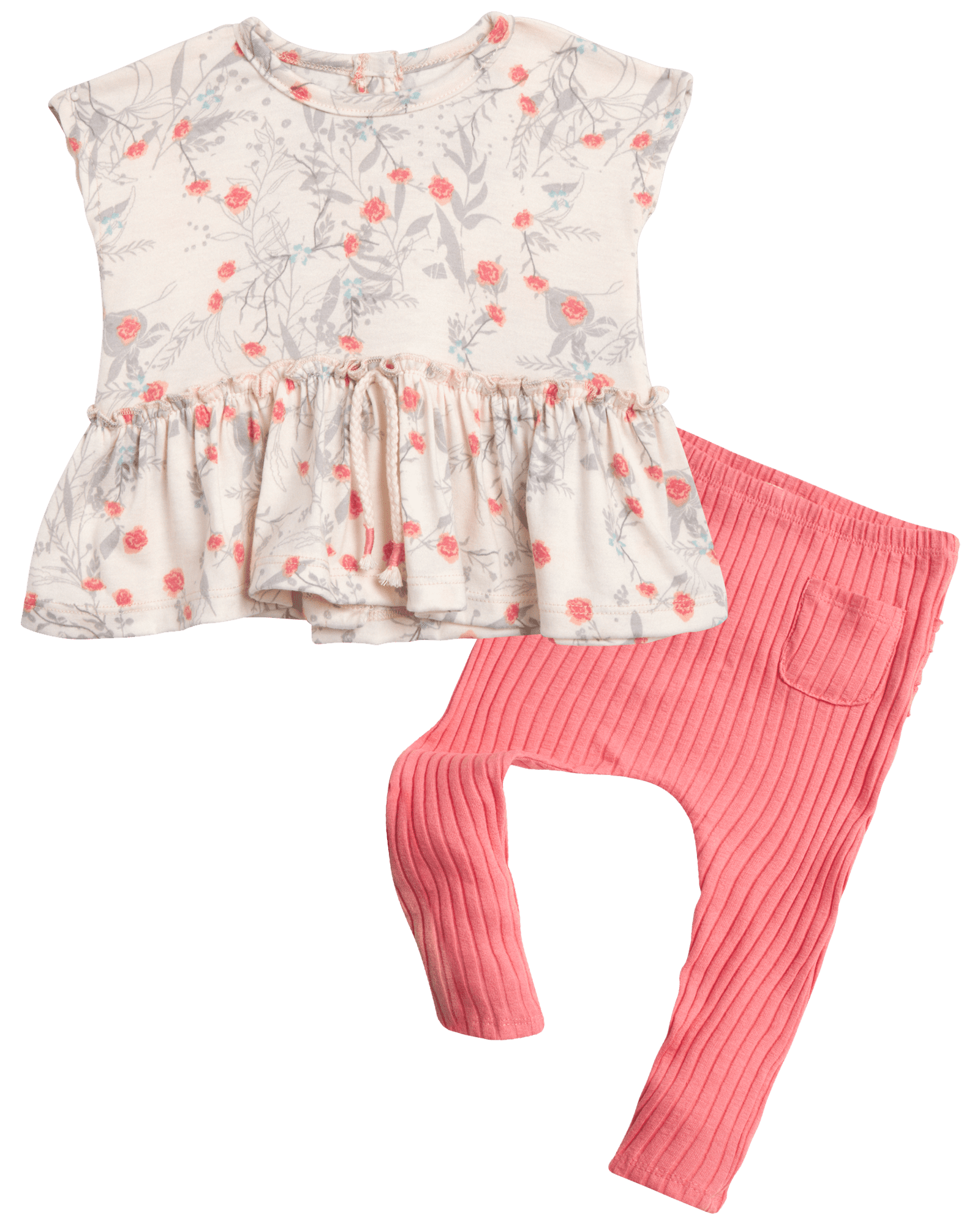 Pimfylm Cotton Baby Pants for Girls to 24 Month Sizes Rose Gold 3-4 Years