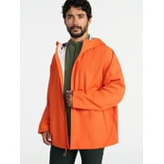 Ozark Trail Men's and Big Men's Sealed Seam Rain Jacket Pinnacle System, Sizes S-3XL