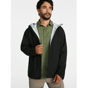 OZARK TRAIL Men's and Big Men's Sealed Seam Rain Jacket, Sizes S-3XL