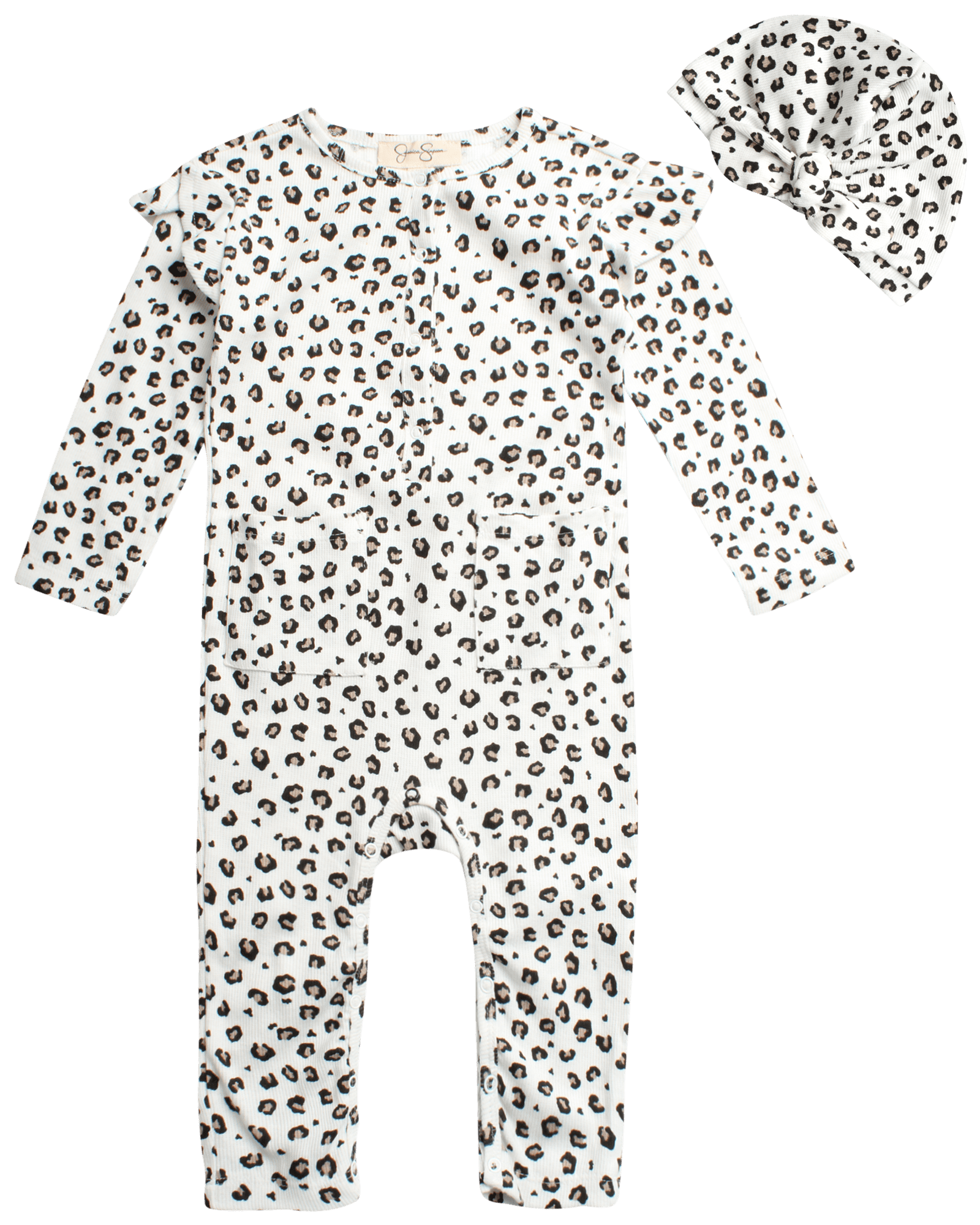 jessica-simpson-baby-girls-romper-one-piece-romper-jumpsuit-with-hat
