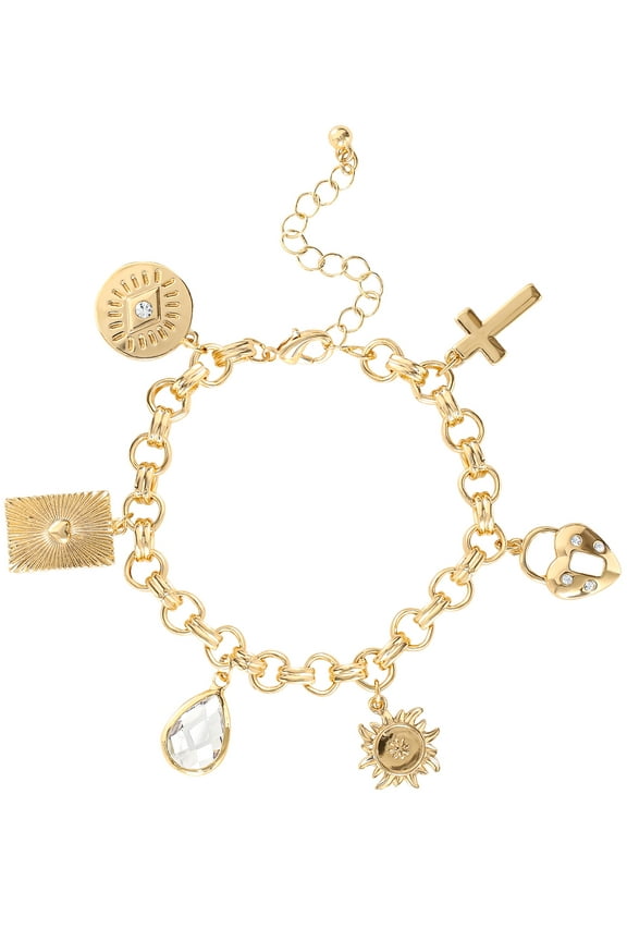 Base Metal Charm Bracelet