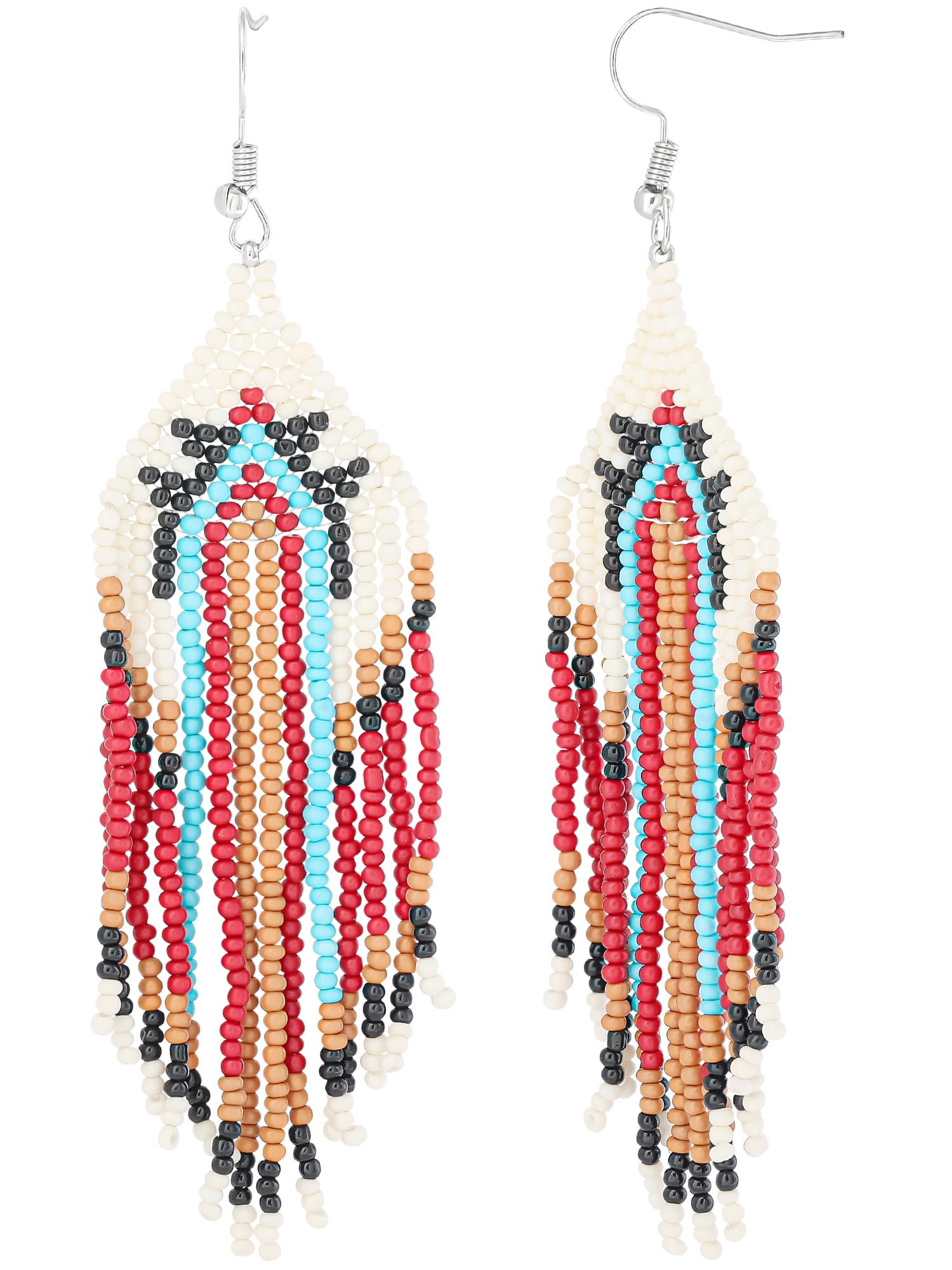 Jessica Simpson Women’s Beaded Drop Earrings