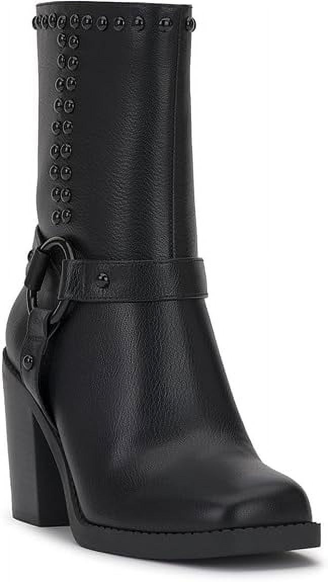 Stivaletti Jessica Simpson Bernique Donna - Neri - Taglia 39 EU - Similpelle Con Chiusura A Strappo