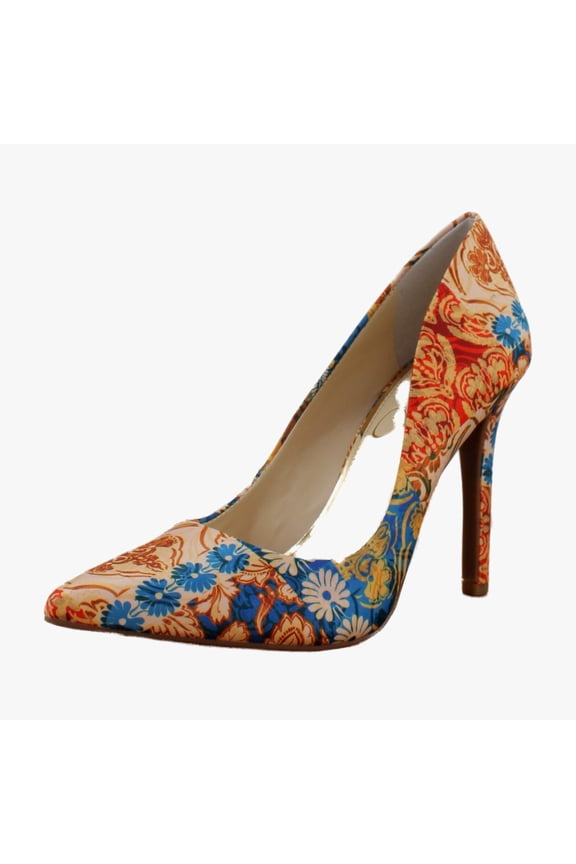 Cassani Women's Heels Floral Multi Size 11 M