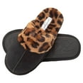 thumbnail image 1 of Jessica Simpson Comfy Faux Fur Womens House Slipper Scuff Memory Foam Slip On Anti-Skid Sole, 1 of 9
