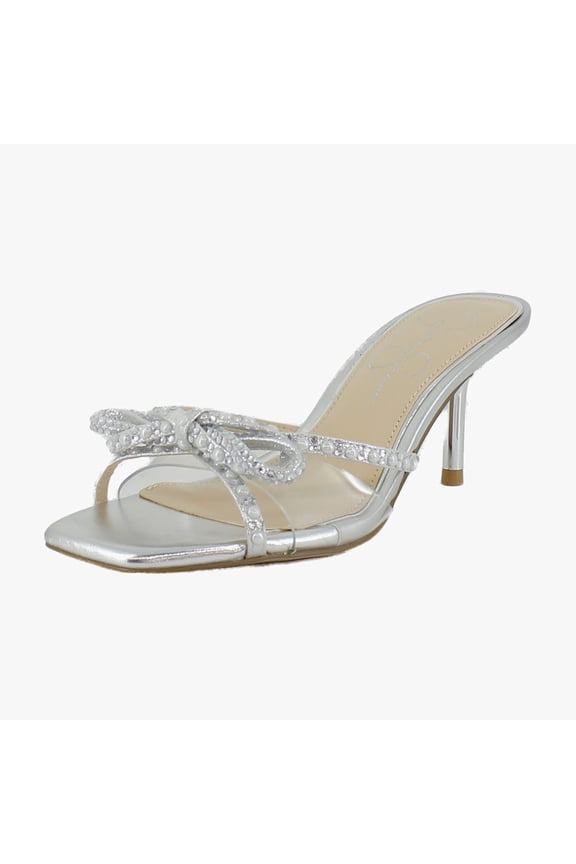 Cornilia2 Women's Heels Silver/Clear Size 5 M