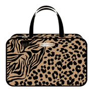 Conair x Jessica Simpson Animal Print Dump in Weekender Bag