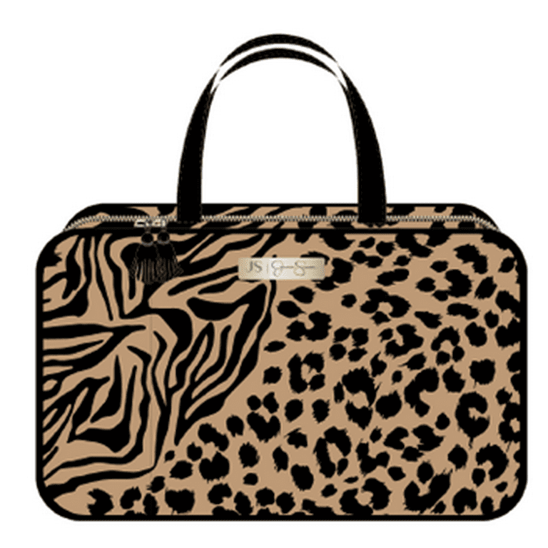 Conair x Jessica Simpson Animal Print Dump in Weekender Bag