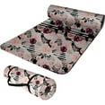 thumbnail image 1 of Jessica Simpson Extra Thick Fitness Yoga Mat with Carrying Strap, Floral, 1 of 4