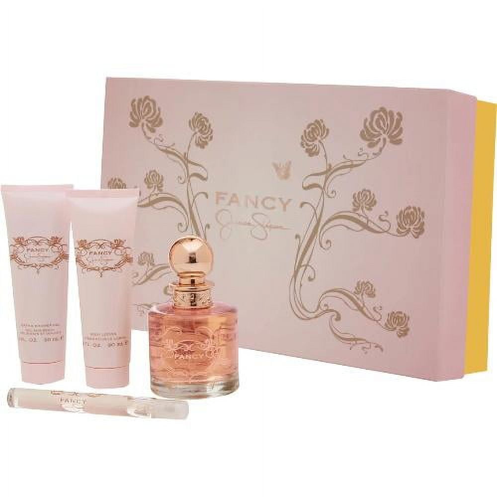 Jessica Simpson Fancy 4 Piece Gift Set 4 Piece Gift Set With 3.4 Oz EDP Women's Gift Sets Jessica Simpson