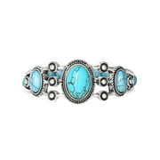 Jessica Simpson Womens Faux Turquoise Stretch Bracelet