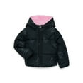 thumbnail image 1 of Jessica Simpson Girls Butterfly Cropped Puffer Jacket, Sizes 4-16, 1 of 3