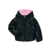 JESSICA SIMPSON Girls Butterfly Cropped Puffer Jacket, Sizes 4-16