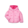 thumbnail image 1 of Jessica Simpson Girls Butterfly Cropped Puffer Jacket, Sizes 4-16, 1 of 3