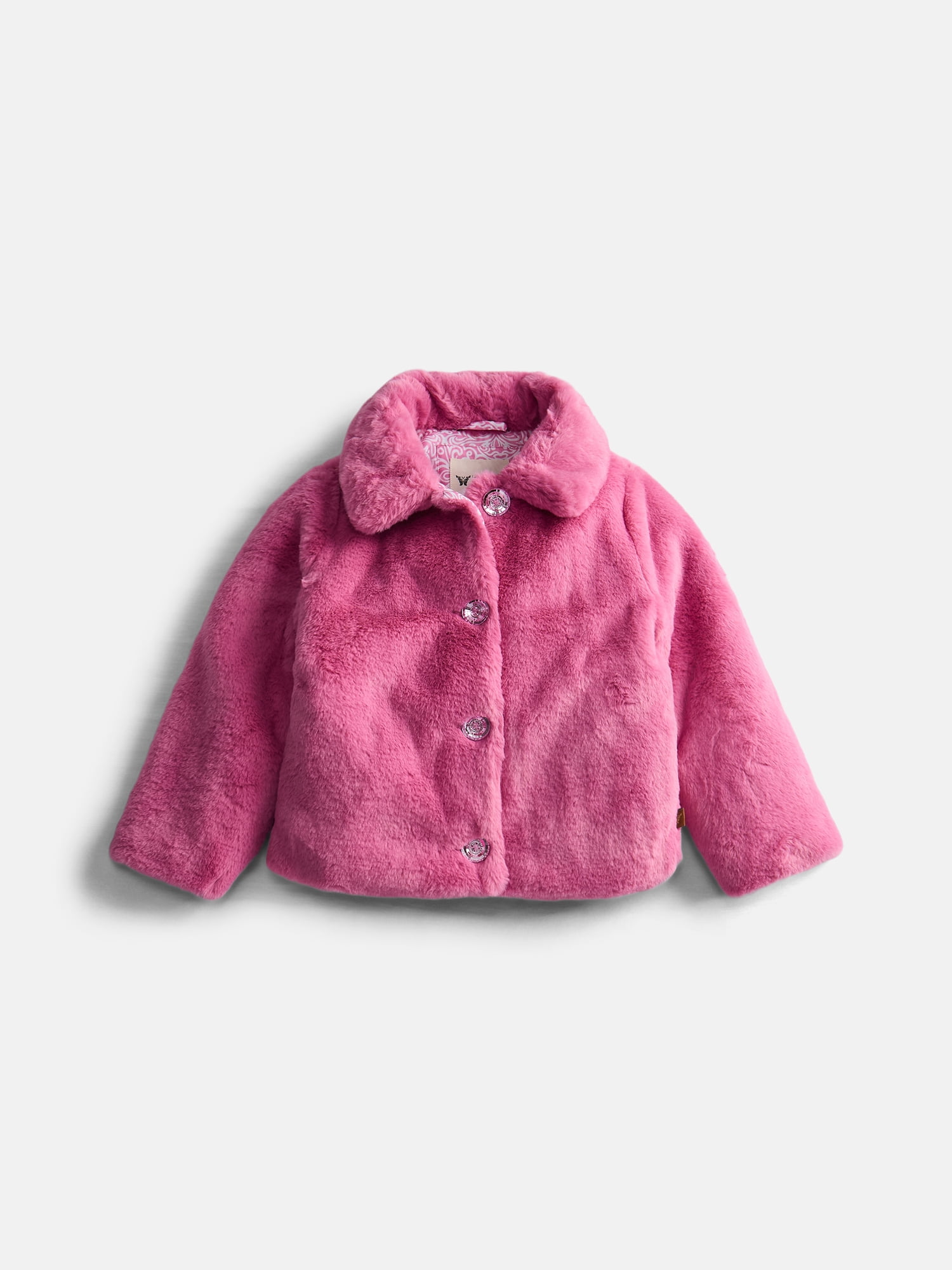 Jessica Simpson Girls Cropped Faux Fur Jacket, Sizes XS-XXL