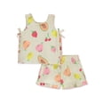 thumbnail image 1 of Jessica Simpson Girls' 2-Piece Knit Shorts Set Outfit, Sizes 4-12, 1 of 3