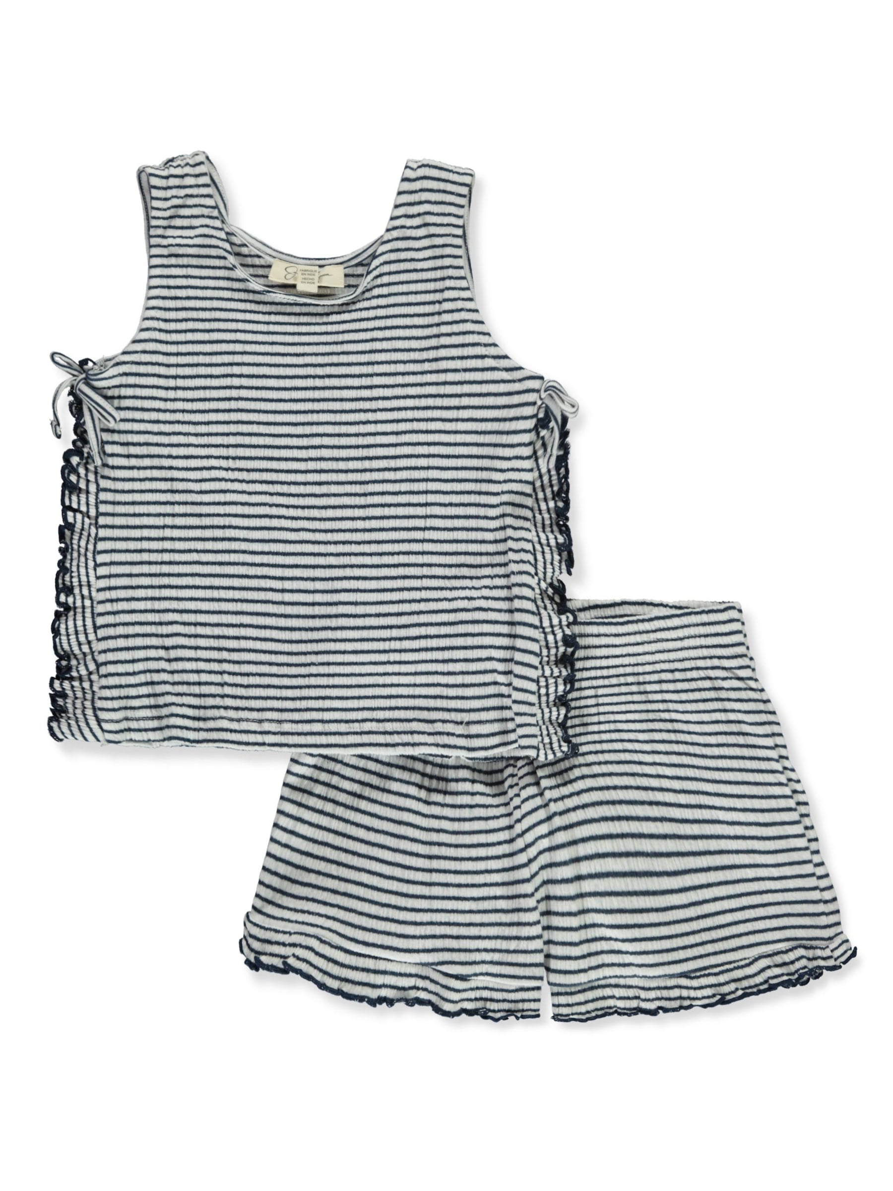 Jessica Simpson Girls' 2-Piece Knit Shorts Set Outfit, Sizes 4-12
