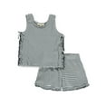thumbnail image 1 of Jessica Simpson Girls' 2-Piece Knit Shorts Set Outfit, Sizes 4-12, 1 of 3